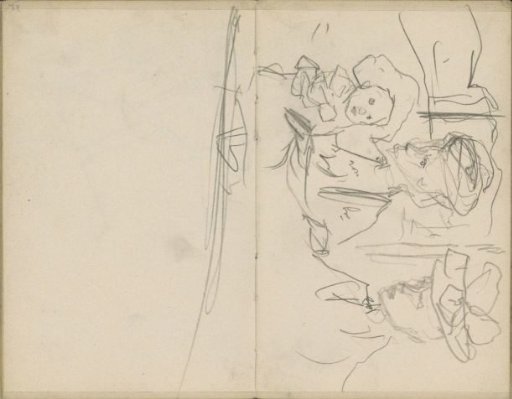 Two women and a child in the tram
