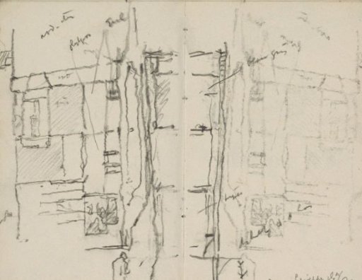 View of a wall on the Leidsegracht at the level of the Prinsengracht
