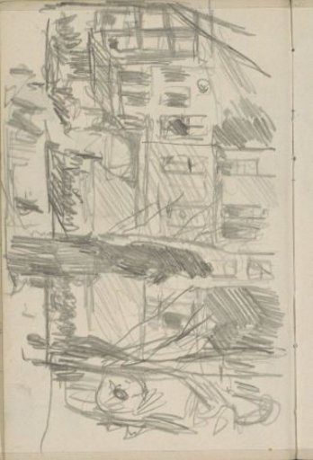 View of buildings, possibly on the Dam in Amsterdam