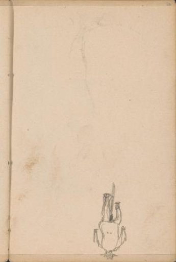 Man on a Bicycle, Seen from Behind