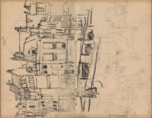 Rokin and the Langebrugsteeg in Amsterdam, viewed from Rokin 112