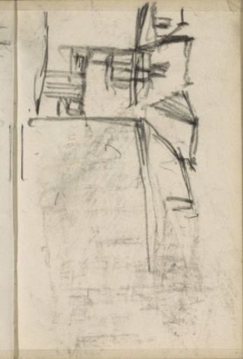 View of buildings, possibly on the Looiersgracht in Amsterdam