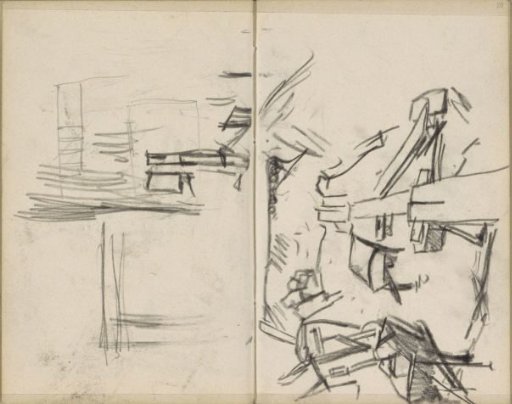 Building materials and handcarts on Prinseneiland in Amsterdam
