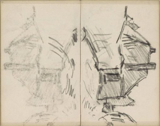 View of houses, possibly in the Marnixstraat in Amsterdam