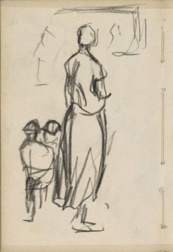Figures in the Galgenstraat in Amsterdam