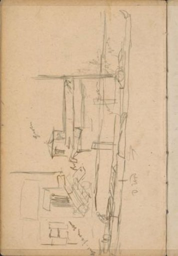 View of a quay, possibly on the Damrak