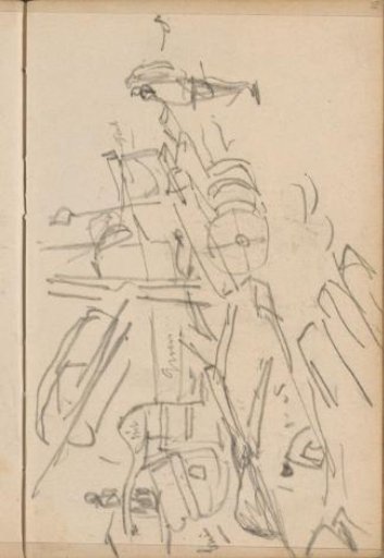 Porters, possibly on the Damrak in Amsterdam