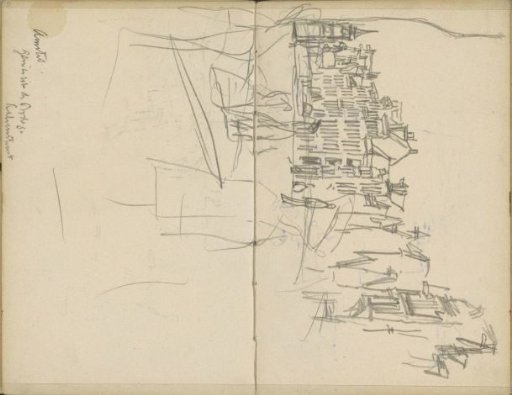 Muntplein and the Amstel in Amsterdam, viewed from the Bodega