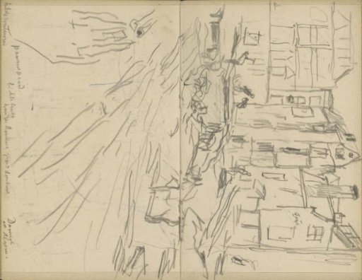 View of the demolition of buildings on the Dam in Amsterdam