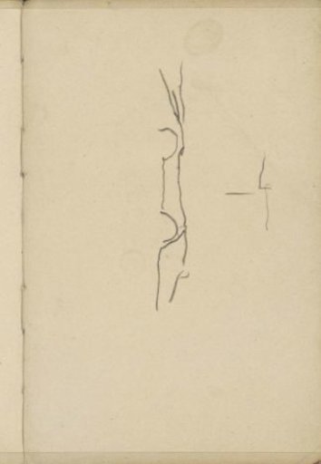 Study, possibly of a bridge
