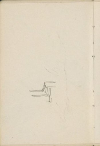 Study, possibly of a part for harnessing horses