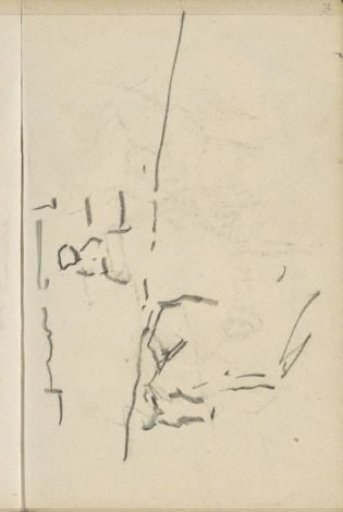 Figure behind a horse