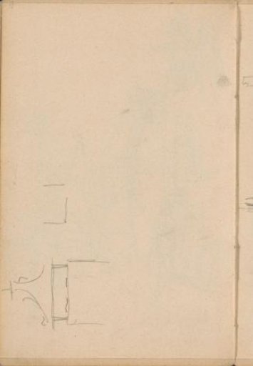 Architectural studies, possibly of a facade