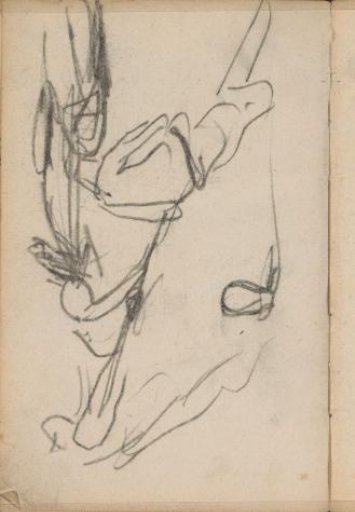 Study, possibly of a quay