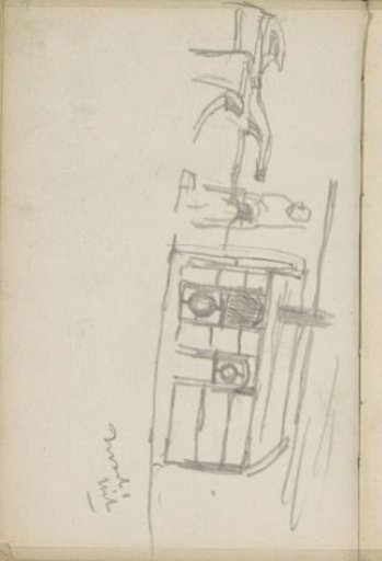 Figure on a ship