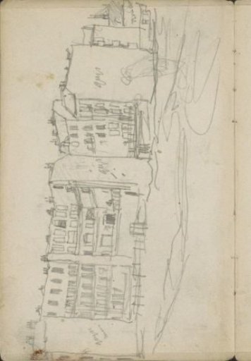 View of buildings in the Van Lennepbuurt in Amsterdam