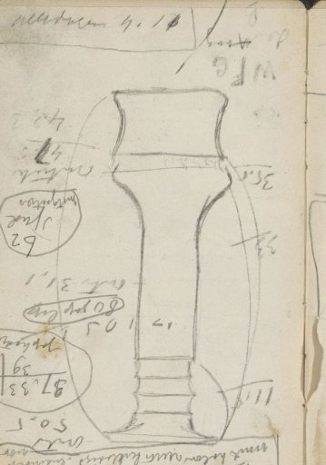 Study, possibly of a column
