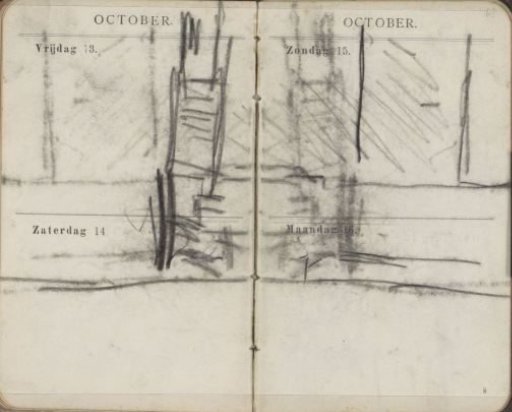 Study, possibly of buildings
