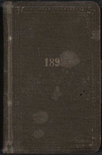 Agenda used as a sketchbook with 108 sheets