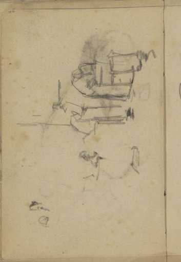 Woman, Possibly a Washerwoman, with a Basket or Barrel