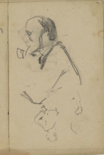Man smoking a pipe