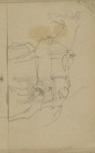Horse with harness and blinkers