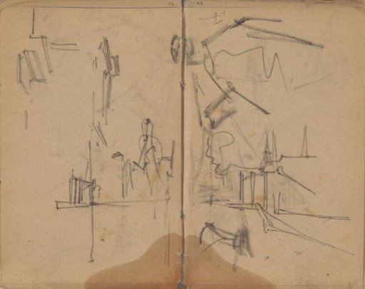 City view, possibly with figures