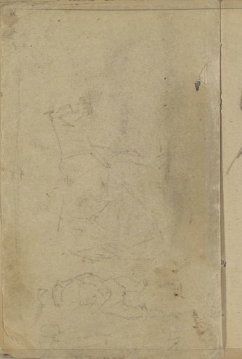 Two Figures Behind a Horse