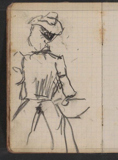 Maid, seen from behind