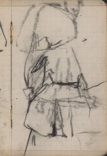Costume study, possibly a jacket