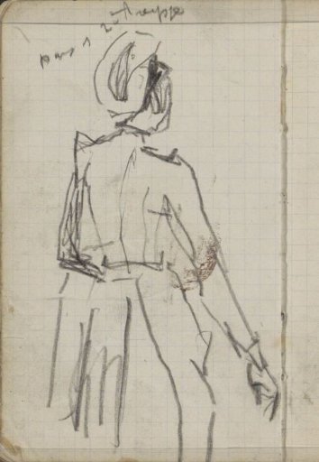 Maid, seen from behind