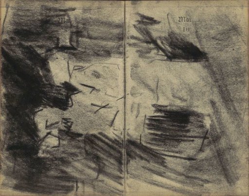 Figures, possibly on the street