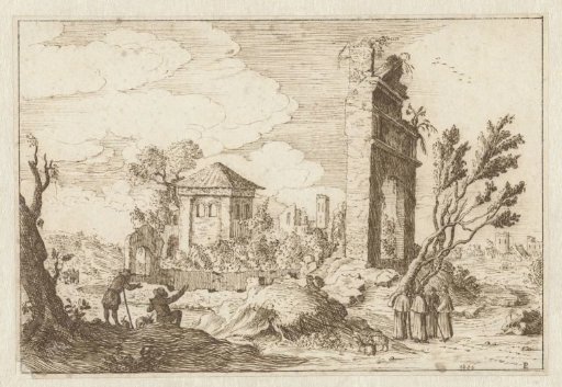 Ruined Landscape in Italy
