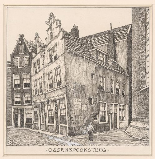 The Ossenspooksteeg in Amsterdam