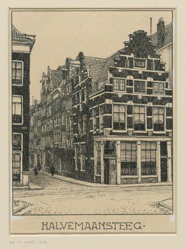 Halvemaansteeg in Amsterdam