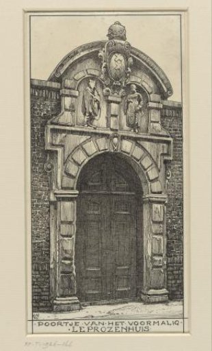 Gate of the Leprosy Hospital in Lazarussteeg, Amsterdam