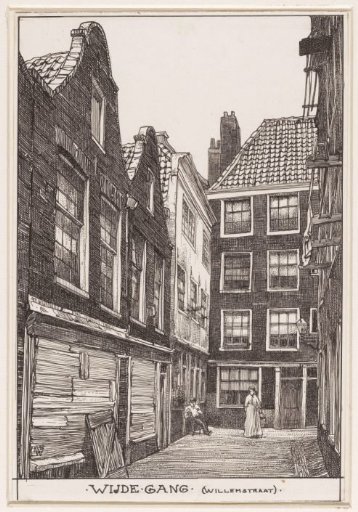 Wide Gang (Willemstraat) in Amsterdam
