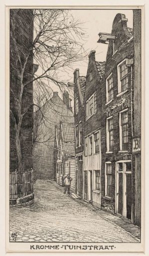 The Kromme Tuinstraat in Amsterdam