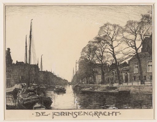 The Prinsengracht in Amsterdam