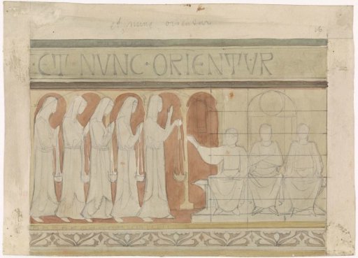 The five foolish virgins ask for oil