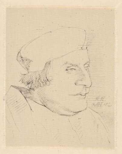 Portrait of a man with a hat