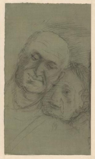 Two male heads
