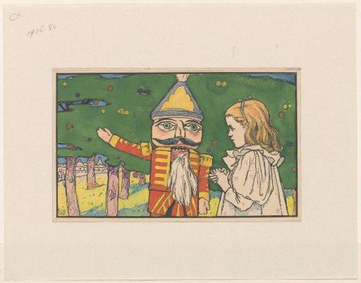 Book cover design for: E.T.A. Hoffmann, The Nutcracker and the Mouse King, 1898