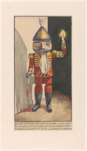 Nutcracker with a Candle and a Bloody Sword