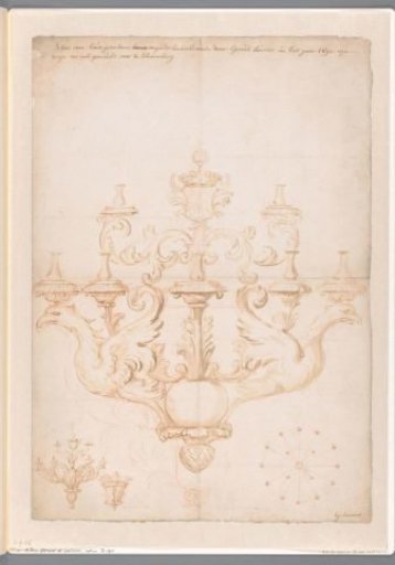 Design for a chandelier for the Amsterdam Theatre