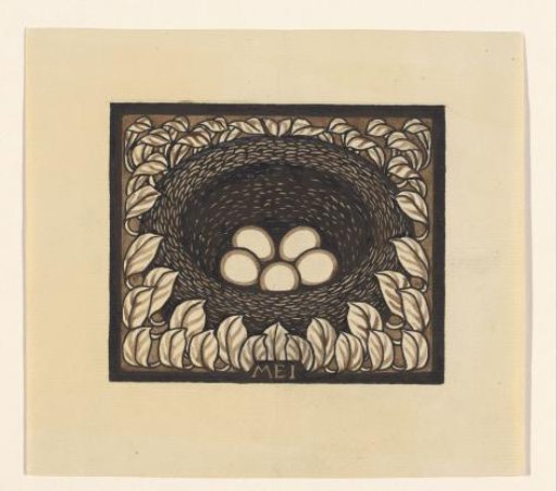 Bird's Nest with Eggs