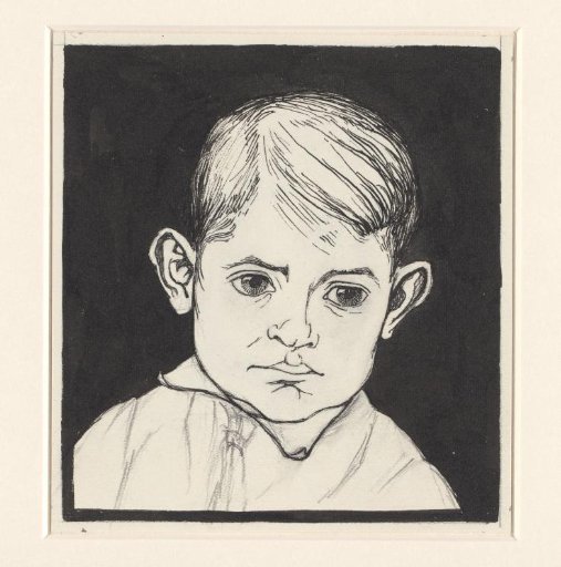 Portrait of an unknown boy