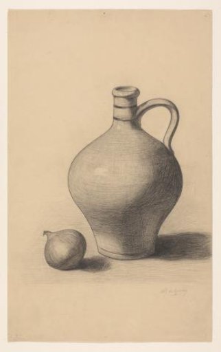 Still Life with a Jug and Onion