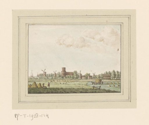 View of the village of Aartswoud