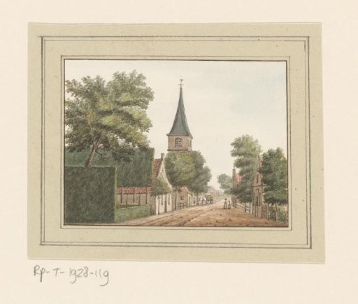 View of the village of Heemskerk